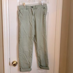 Pilcro cropped boyfriend fit chinos